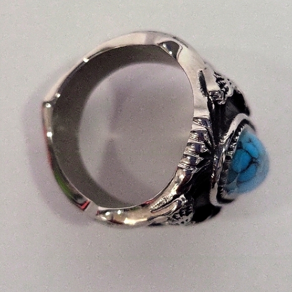 888- Eagle Statement Handmade Men's Ring Size 11 1/2 NWT - Picture 5 of 10